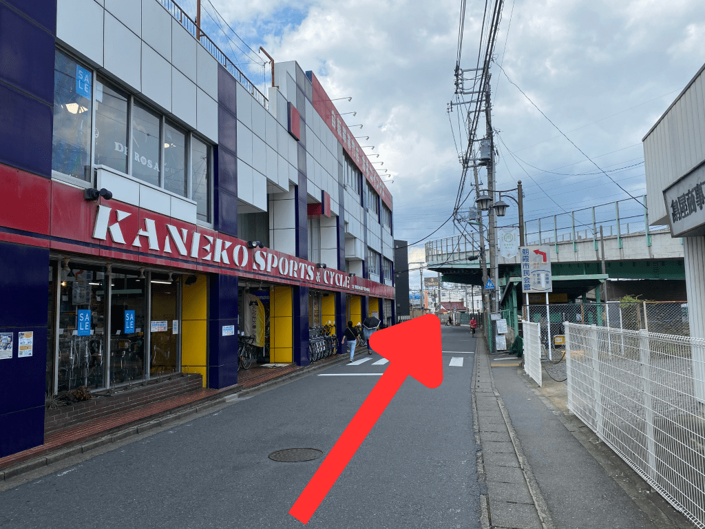 東武東上線朝霞駅から（本町院）へのアクセス5