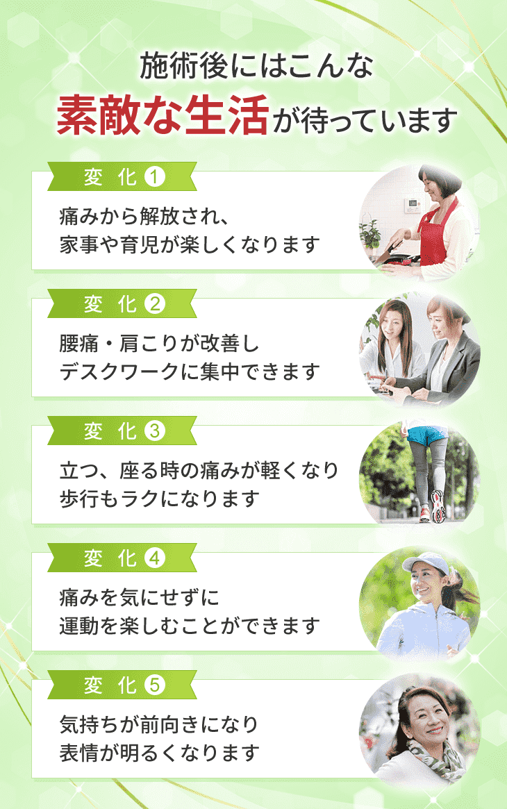 朝霞市の整体院のロイテ朝霞整骨院鍼灸院で施術を受けた後はこんな未来があなたを待っています